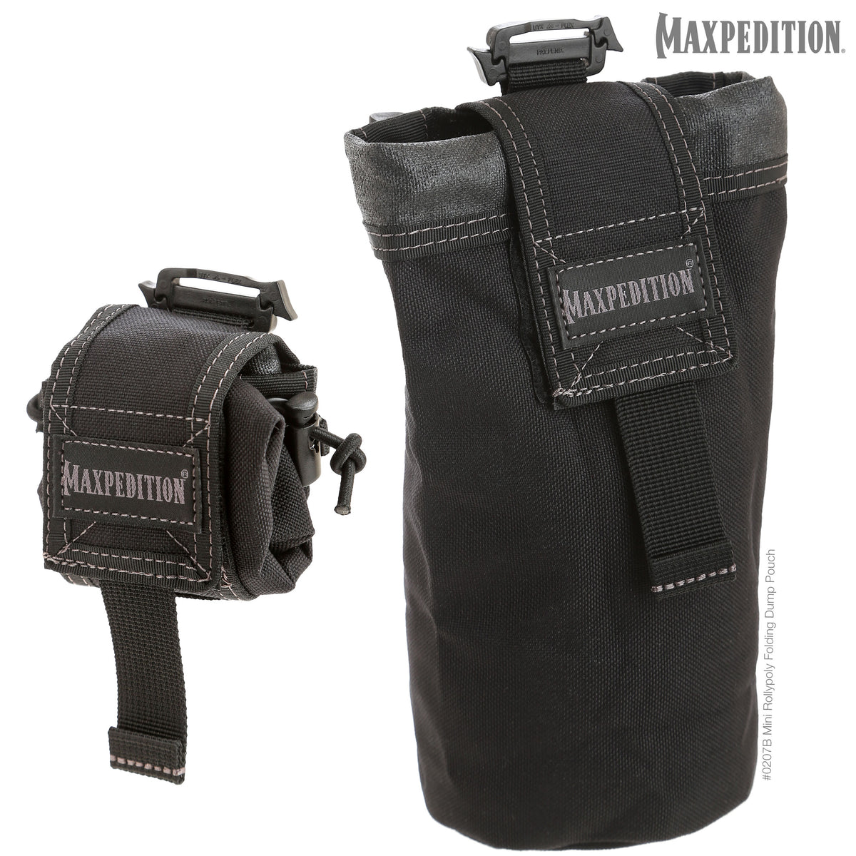 Mini Rollypoly Folding Dump Pouch (Buy 1 Get 1 Free. Mix and Match in Multiples of 2. All Sales Final.)