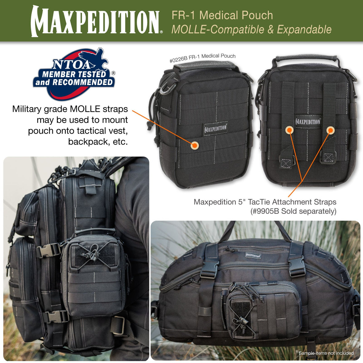 FR-1 Medical Pouch (Buy 1 Get 1 Free. Mix and Match in Multiples of 2. All Sales Final.)