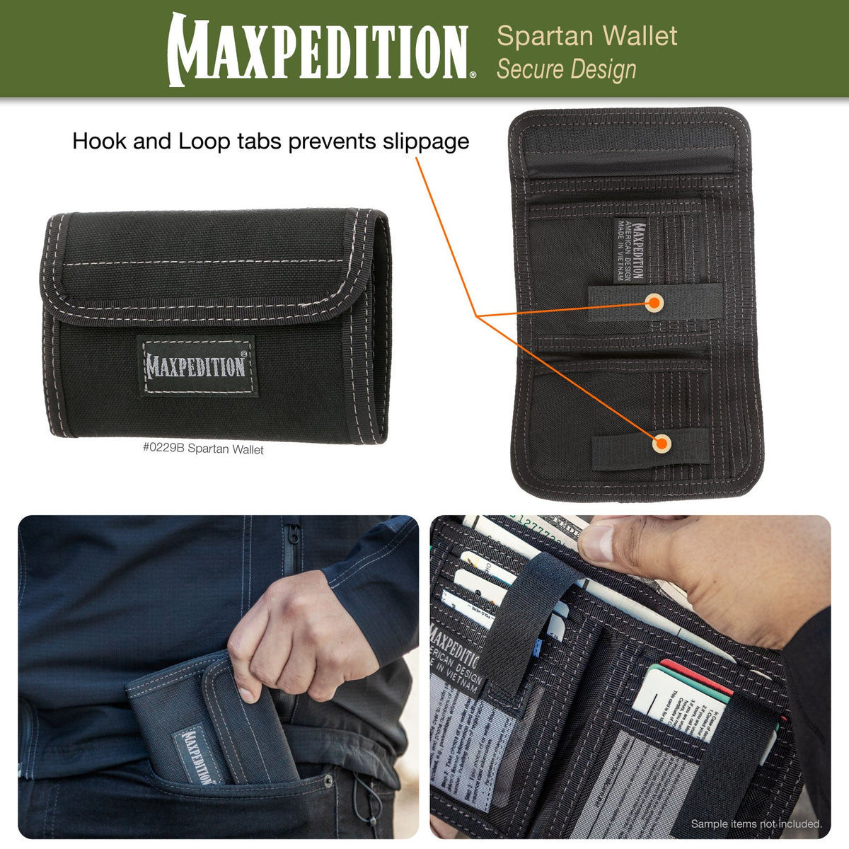 Spartan Wallet (Buy 1 Get 1 Free. Mix and Match in Multiples of 2. All Sales Final.)