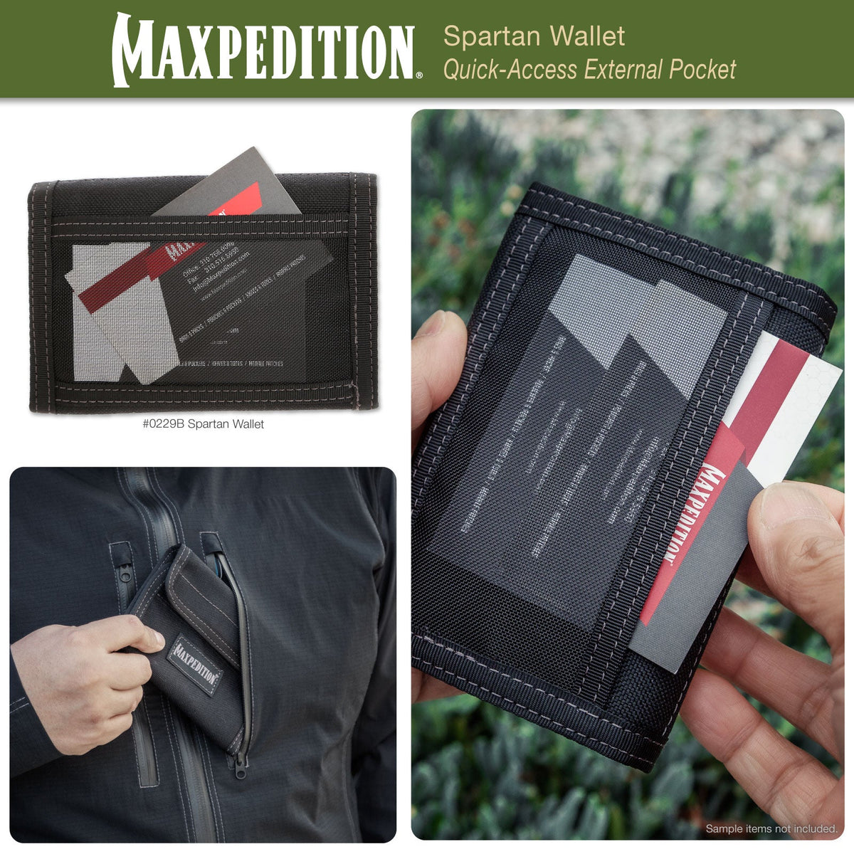 Spartan Wallet (Buy 1 Get 1 Free. Mix and Match in Multiples of 2. All Sales Final.)