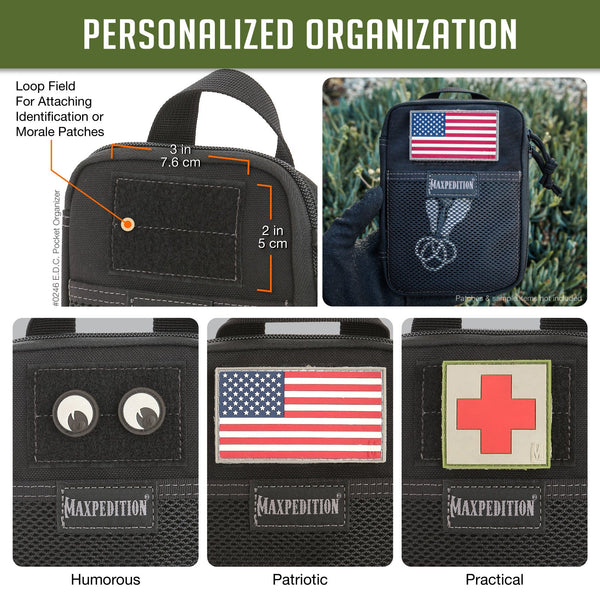 E.D.C. Pocket Organizer (Buy 1 Get 1 Free Pocket Organizer. Mix and Match in Multiples of 2. All Sales Final.)
