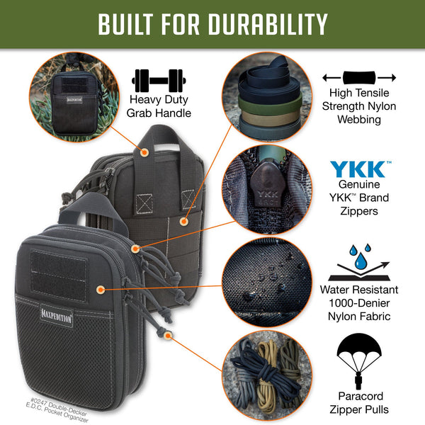 Double-Decker E.D.C. Pocket Organizer