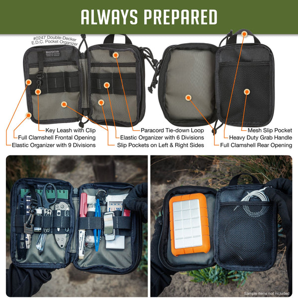 Double-Decker E.D.C. Pocket Organizer
