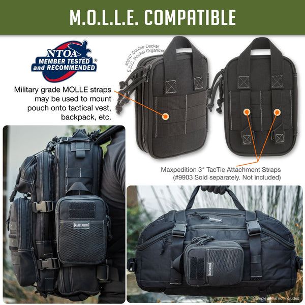 Double-Decker E.D.C. Pocket Organizer