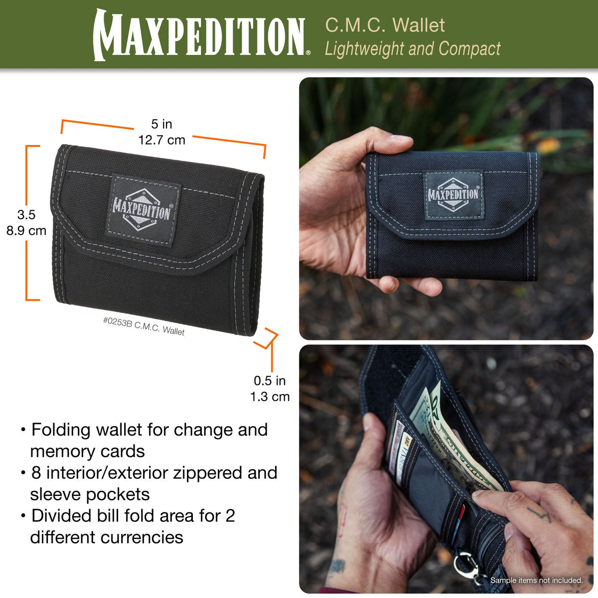 C.M.C. Wallet (Buy 1 Get 1 Free. Mix and Match in Multiples of 2. All Sales Final.)