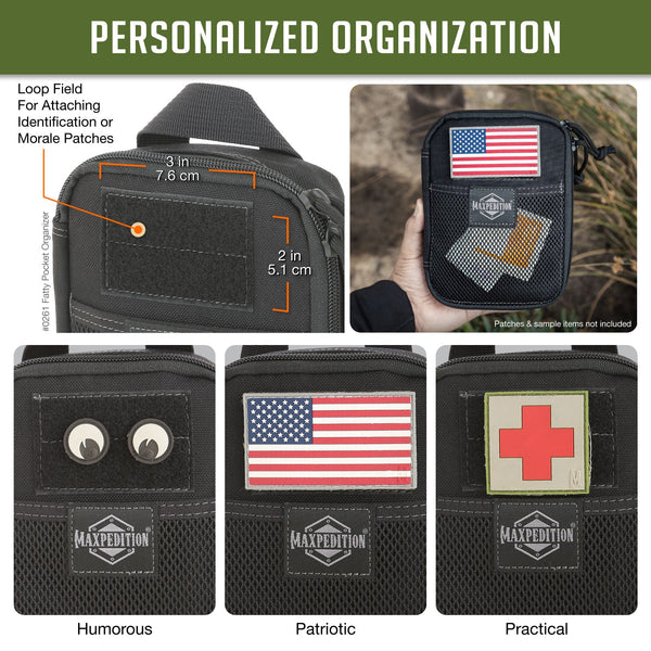 Fatty Pocket Organizer (Buy 1 Get 1 Free Pocket Organizer. Mix and Match in Multiples of 2. All Sales Final.)