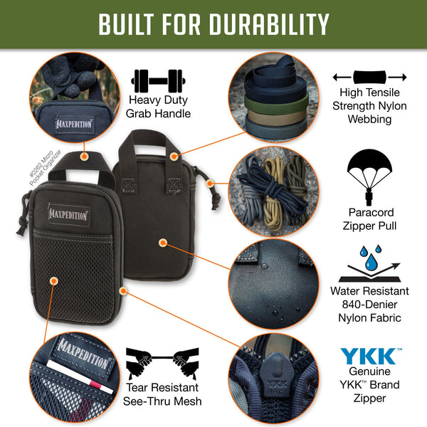 Micro Pocket Organizer (Buy 1 Get 1 Free Pocket Organizer. Mix and Match in Multiples of 2. All Sales Final.)