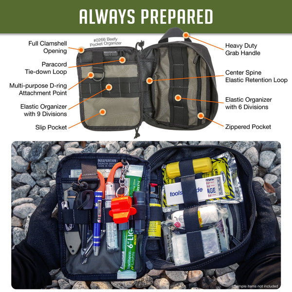 Beefy Pocket Organizer (Buy 1 Get 1 Free Pocket Organizer. Mix and Match in Multiples of 2. All Sales Final.)