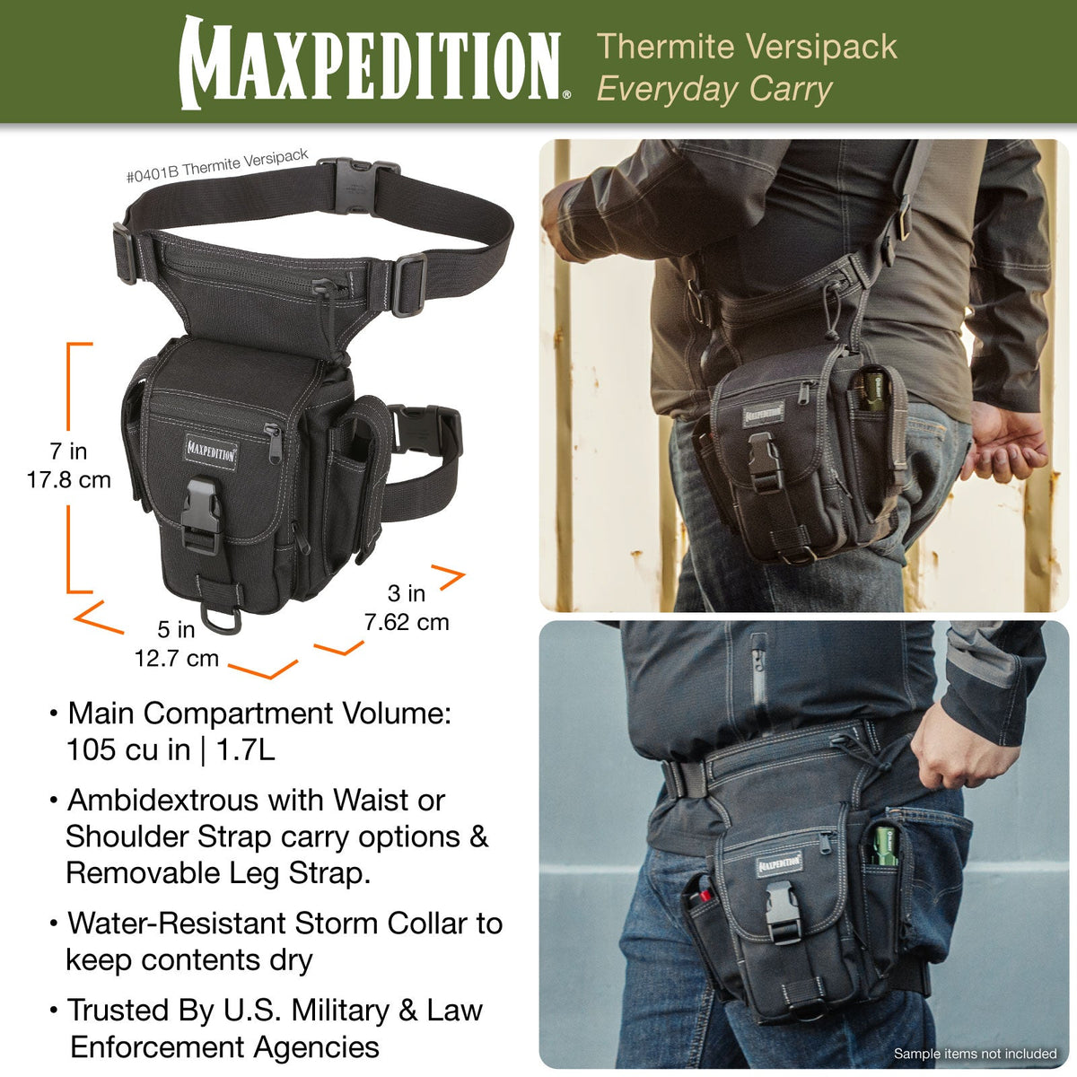 Thermite Versipack (Buy 1 Get 1 Free. Mix and Match in Multiples of 2. All Sales Final.)