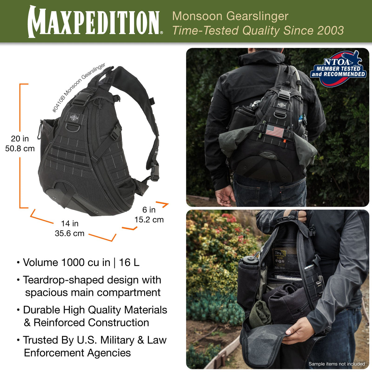 Monsoon Gearslinger (Buy 1 Get 1 Free. Mix and Match in Multiples of 2. All Sales Final.)
