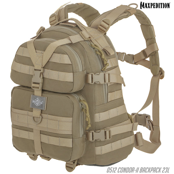 Maxpedition Condor II Hydration Backpack - Khaki - mytacticalworld