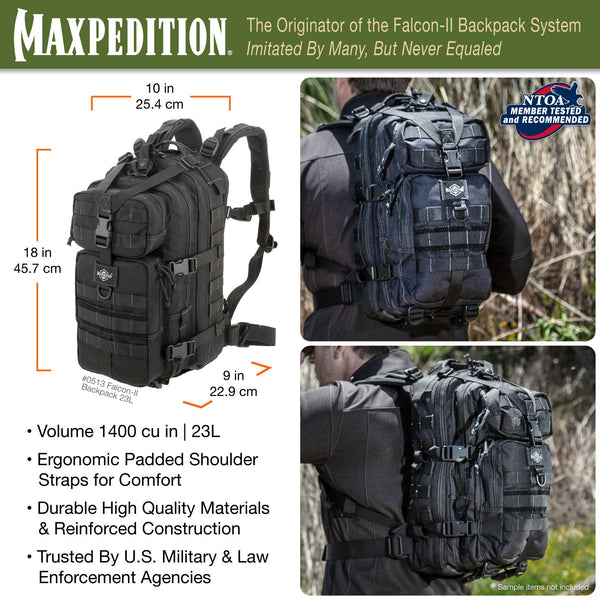 Falcon-II Backpack 23L (Buy 1 Get 1 Free. Mix and Match in Multiples of 2. All Sales Final.)