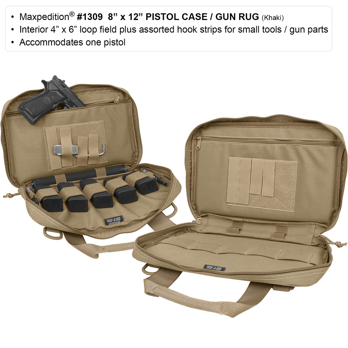 8" x 12" Padded Pistol Case/Gun Rug (Buy 1 Get 1 Free. Mix and Match in Multiples of 2. All Sales Final.)