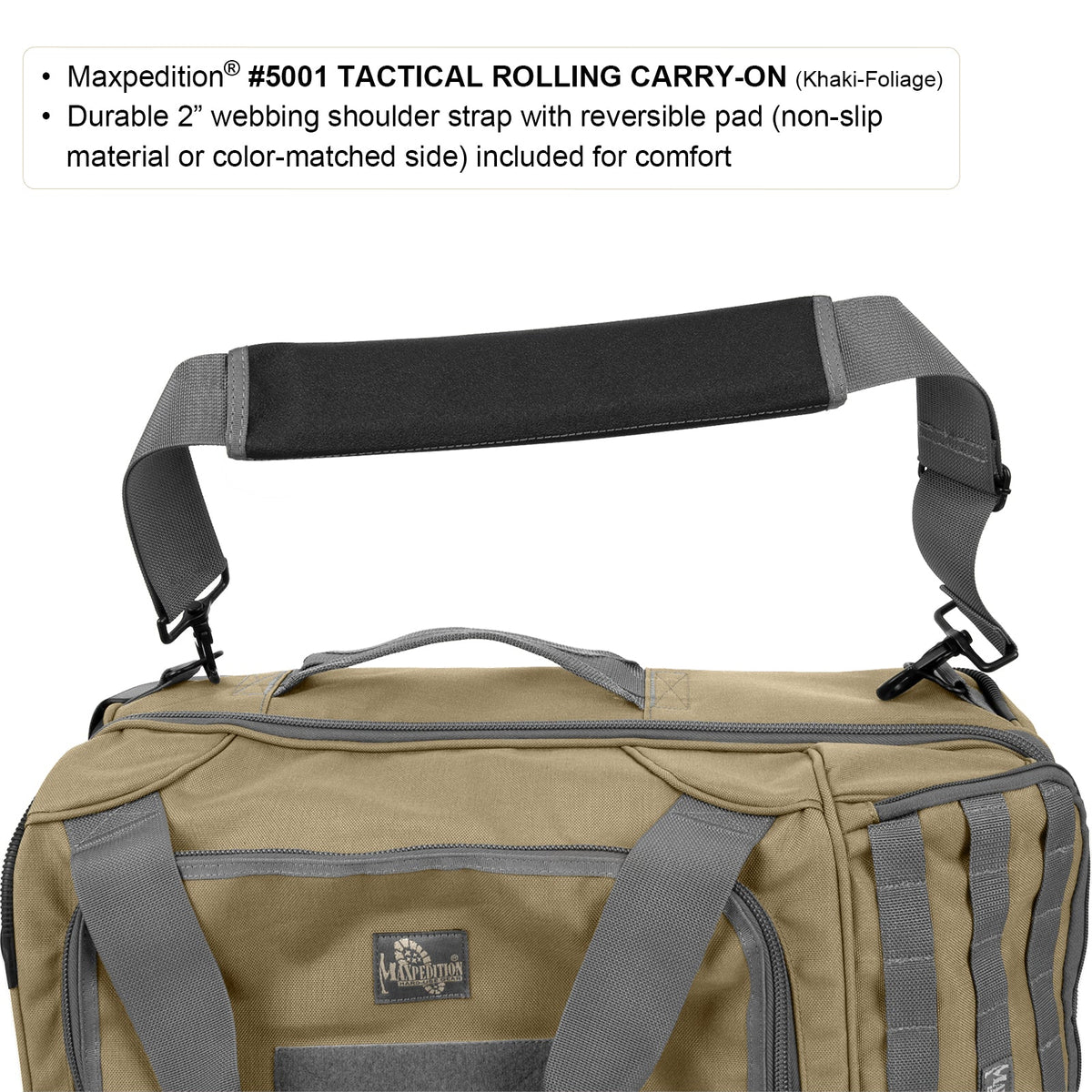 Tactical Rolling Carry-On Luggage (Buy 1 Get 1 Free. Mix and Match in Multiples of 2. All Sales Final.)