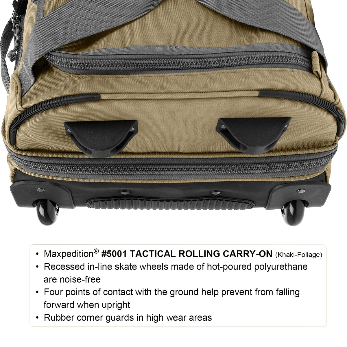 Tactical Rolling Carry-On Luggage (Buy 1 Get 1 Free. Mix and Match in Multiples of 2. All Sales Final.)