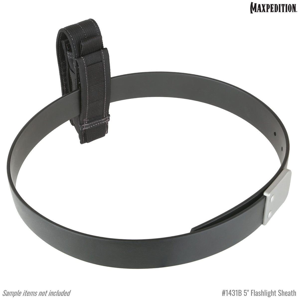 5" Flashlight Sheath (Black) (Buy 1 Get 1 Free. Mix and Match in Multiples of 2. All Sales Final.)