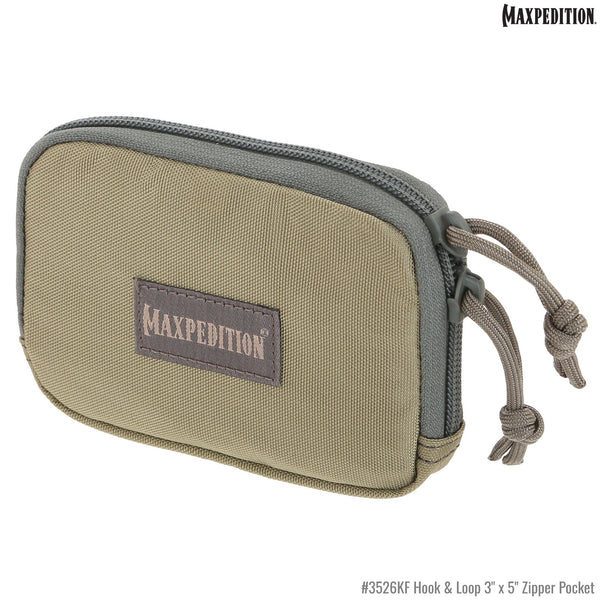 Hook & Loop 3" x 5" Zipper Pocket (Buy 1 Get 1 Free. Mix and Match in Multiples of 2. All Sales Final.)
