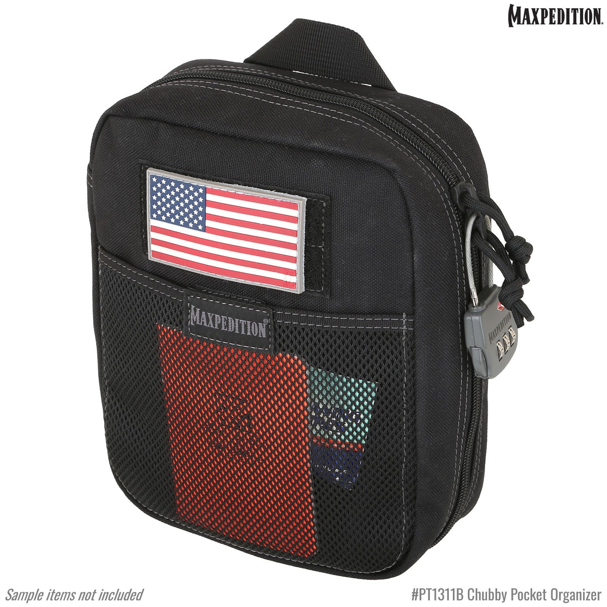 Chubby Pocket Organizer (Black) (Buy 1 Get 1 Free Pocket Organizer. Mix and Match in Multiples of 2. All Sales Final.)