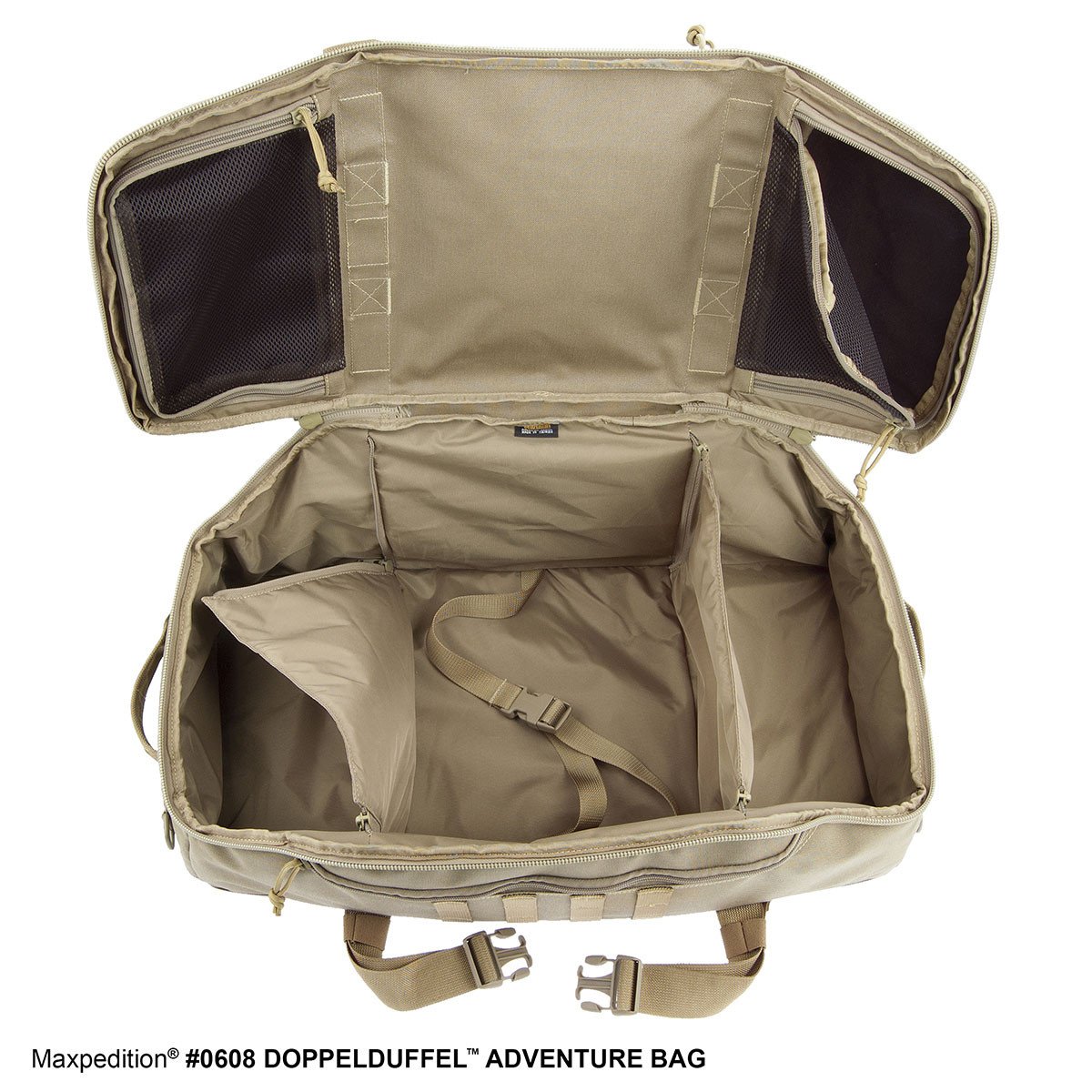 DOPPELDUFFEL ADVENTURE BAG - Travel, Luggage, Carry-on, TSA-Approved, Frequent Flyer, Adventure, TouristMaxpedition, Military, CCW, EDC, Tactical, Everyday Carry, Outdoors, Nature, Hiking, Camping, Police Officer, EMT, Firefighter, Bushcraft, Gear.