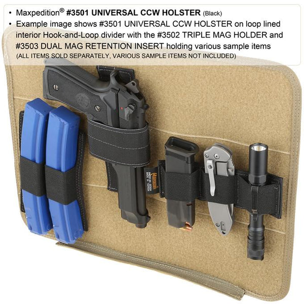 Universal CCW Holder - Maxpedition, CCW, Hook, Magazine Holder,