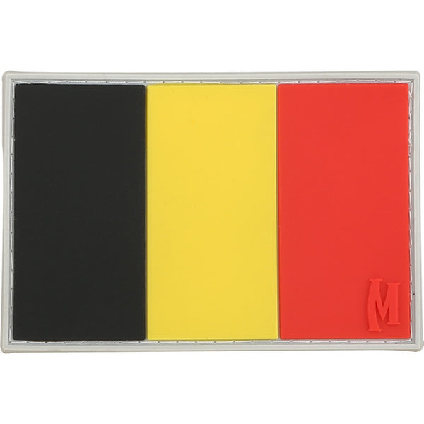 BELGIUM Iron-on Embroidered Clothing Patch Flag In Shield Design W/Metallic Gold - Foto 9