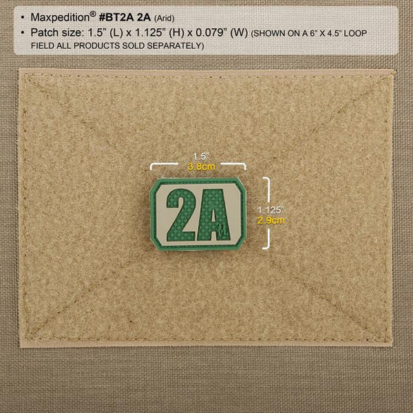2A PATCH - MAXPEDITION, Patches, Military, CCW, EDC, Tactical, Everyday Carry, Outdoors, Nature, Hiking, Camping, Bushcraft, Gear, Police Gear, Law Enforcement