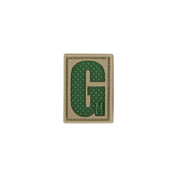 LETTER G PATCH - MAXPEDITION, Patches, Military, CCW, EDC, Tactical, Everyday Carry, Outdoors, Nature, Hiking, Camping, Bushcraft, Gear, Police Gear, Law Enforcement