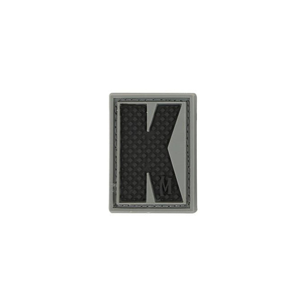 LETTER K PATCH - MAXPEDITION, Patches, Military, CCW, EDC, Tactical, Everyday Carry, Outdoors, Nature, Hiking, Camping, Bushcraft, Gear, Police Gear, Law Enforcement