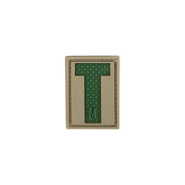 LETTER T PATCH - MAXPEDITION, Patches, Military, CCW, EDC, Tactical, Everyday Carry, Outdoors, Nature, Hiking, Camping, Bushcraft, Gear, Police Gear, Law Enforcement
