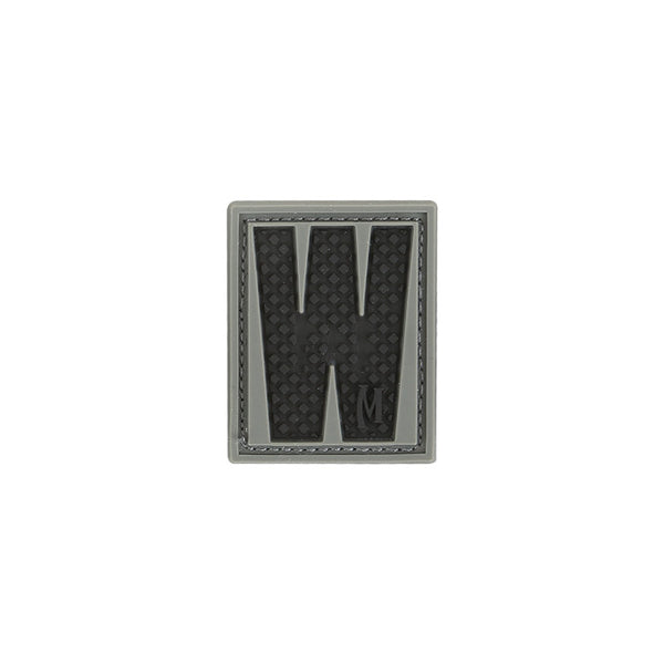 LETTER W PATCH - MAXPEDITION, Patches, Military, CCW, EDC, Tactical, Everyday Carry, Outdoors, Nature, Hiking, Camping, Bushcraft, Gear, Police Gear, Law Enforcement