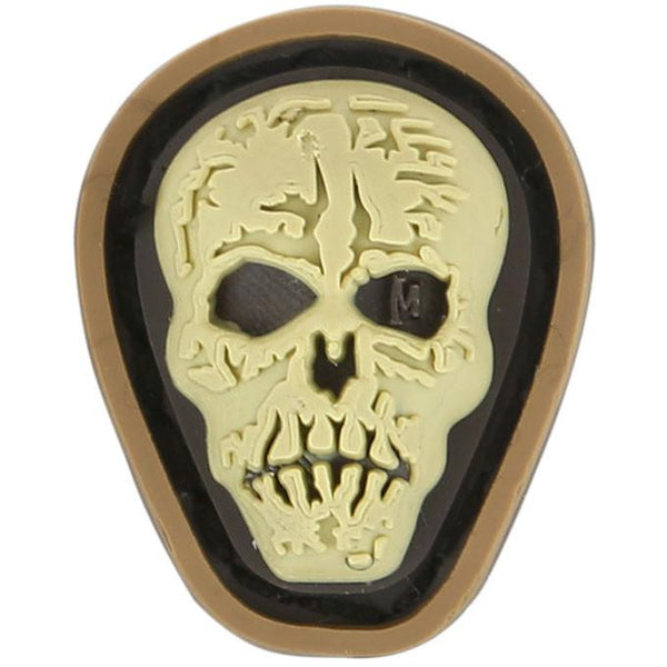 HI RELIEF SKULL MICROPATCH - MAXPEDITION, Patches, Military, CCW, EDC, Tactical, Everyday Carry, Outdoors, Nature, Hiking, Camping, Bushcraft, Gear, Police Gear, Law Enforcement