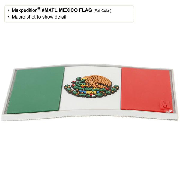 MEXICO FLAG PATCH - MAXPEDITION, Patches, Military, CCW, EDC, Tactical, Everyday Carry, Outdoors, Nature, Hiking, Camping, Bushcraft, Gear, Police Gear, Law Enforcement