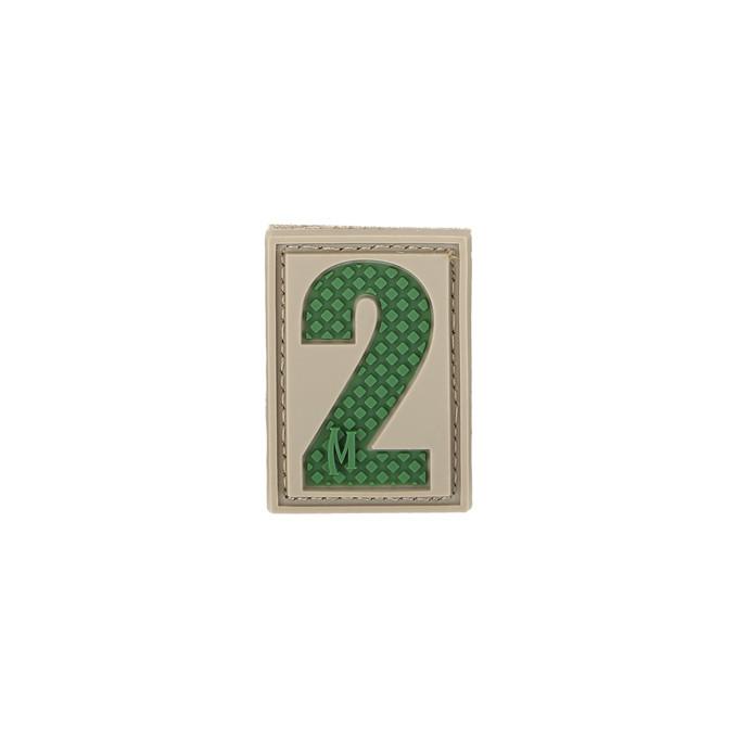 NUMBER 2 PATCH - MAXPEDITION, Patches, Military, CCW, EDC, Tactical, Everyday Carry, Outdoors, Nature, Hiking, Camping, Bushcraft, Gear, Police Gear, Law Enforcement