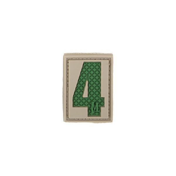 NUMBER 4 PATCH - MAXPEDITION, Patches, Military, CCW, EDC, Tactical, Everyday Carry, Outdoors, Nature, Hiking, Camping, Bushcraft, Gear, Police Gear, Law Enforcement