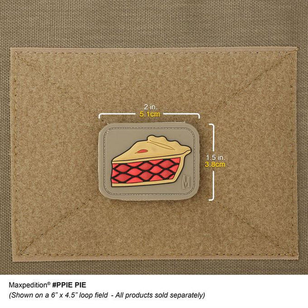 PIE FLAG PATCH - MAXPEDITION, Patches, Military, CCW, EDC, Tactical, Everyday Carry, Outdoors, Nature, Hiking, Camping, Bushcraft, Gear, Police Gear, Law Enforcement