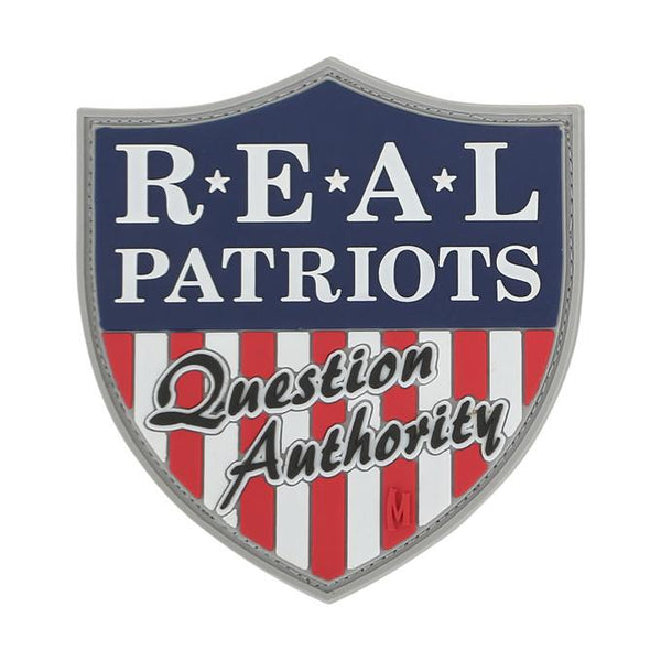REAL PATRIOTS PATCH - MAXPEDITION, Patches, Military, CCW, EDC, Tactical, Everyday Carry, Outdoors, Nature, Hiking, Camping, Bushcraft, Gear, Police Gear, Law Enforcement