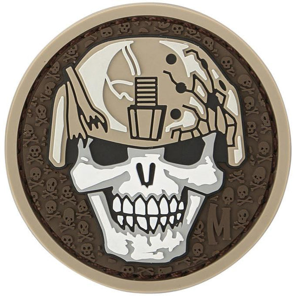 SOLDIER SKULL PATCH - MAXPEDITION, Patches, Military, CCW, EDC, Tactical, Everyday Carry, Outdoors, Nature, Hiking, Camping, Bushcraft, Gear, Police Gear, Law Enforcement