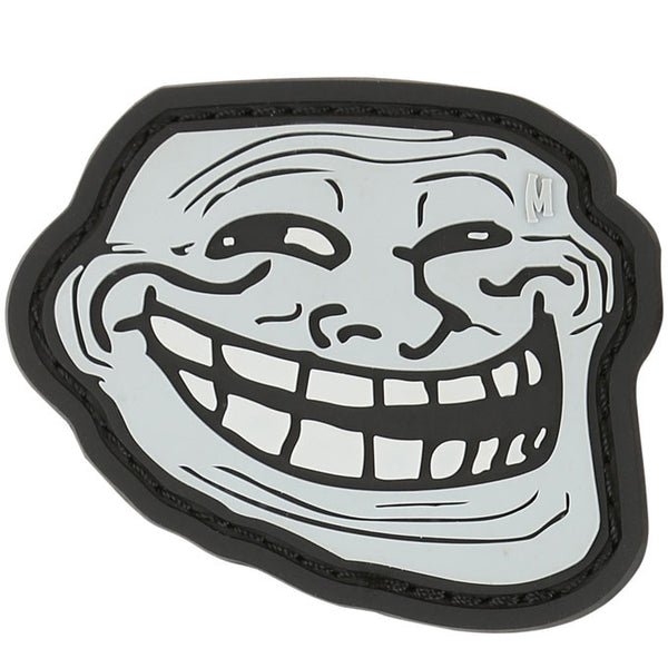 TROLL FACE PATCH - MAXPEDITION, Patches, Military, CCW, EDC, Tactical, Everyday Carry, Outdoors, Hiking, Camping, Bushcraft, Gear, Police Gear, Law Enforcement