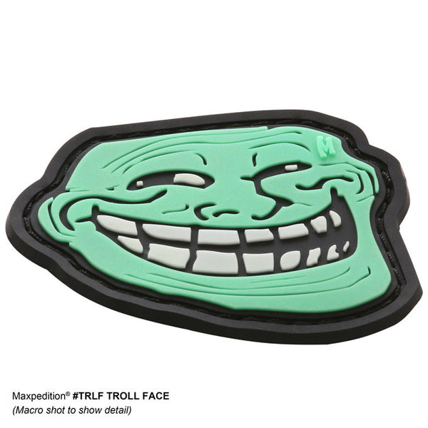 TROLL FACE PATCH - MAXPEDITION, Patches, Military, CCW, EDC, Tactical, Everyday Carry, Outdoors, Hiking, Camping, Bushcraft, Gear, Police Gear, Law Enforcement