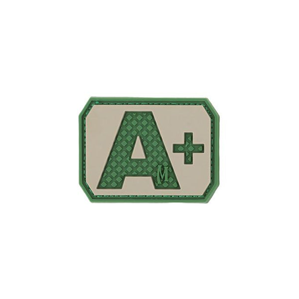 A+ BLOOD TYPE PATCH - MAXPEDITION, Patches, Military, CCW, EDC, Tactical, Everyday Carry, Outdoors, Nature, Hiking, Camping, Bushcraft, Gear, Police Gear, Law Enforcement