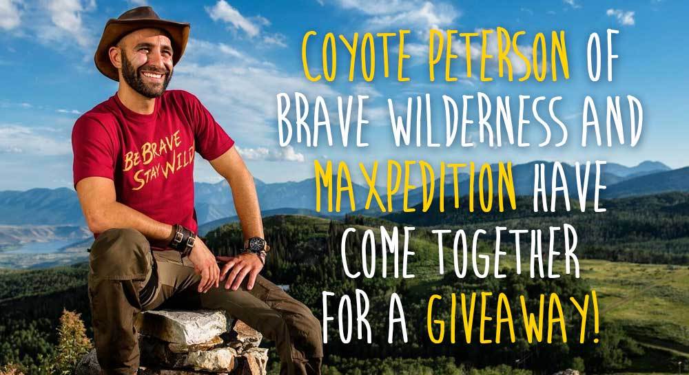 Coyote Peterson Brave Wilderness Riftcore Backpack Giveaway! CONTEST CLOSED