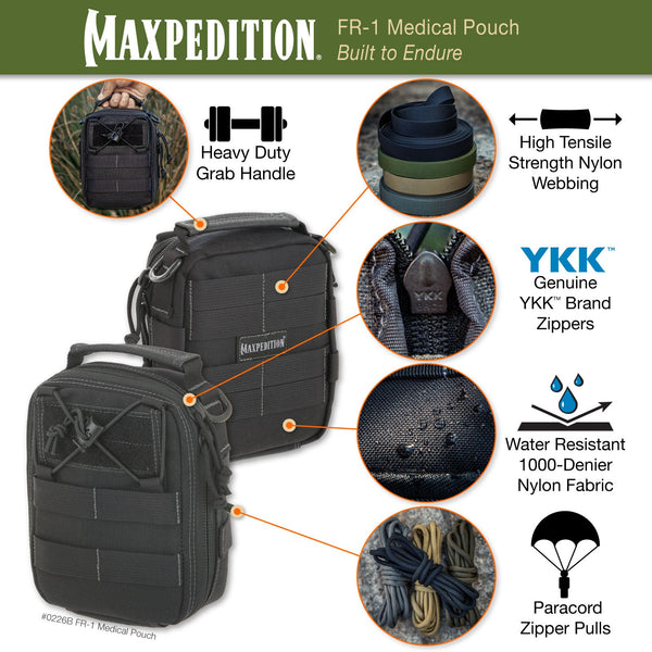 FR-1 Medical Pouch (Buy 1 Get 1 Free. Mix and Match in Multiples of 2. All Sales Final.)