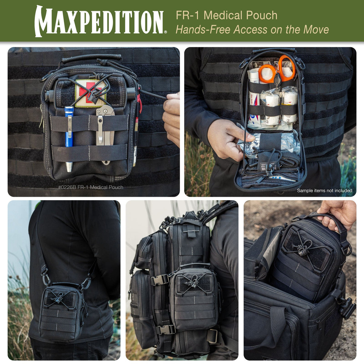 FR-1 Medical Pouch (Buy 1 Get 1 Free. Mix and Match in Multiples of 2. All Sales Final.)