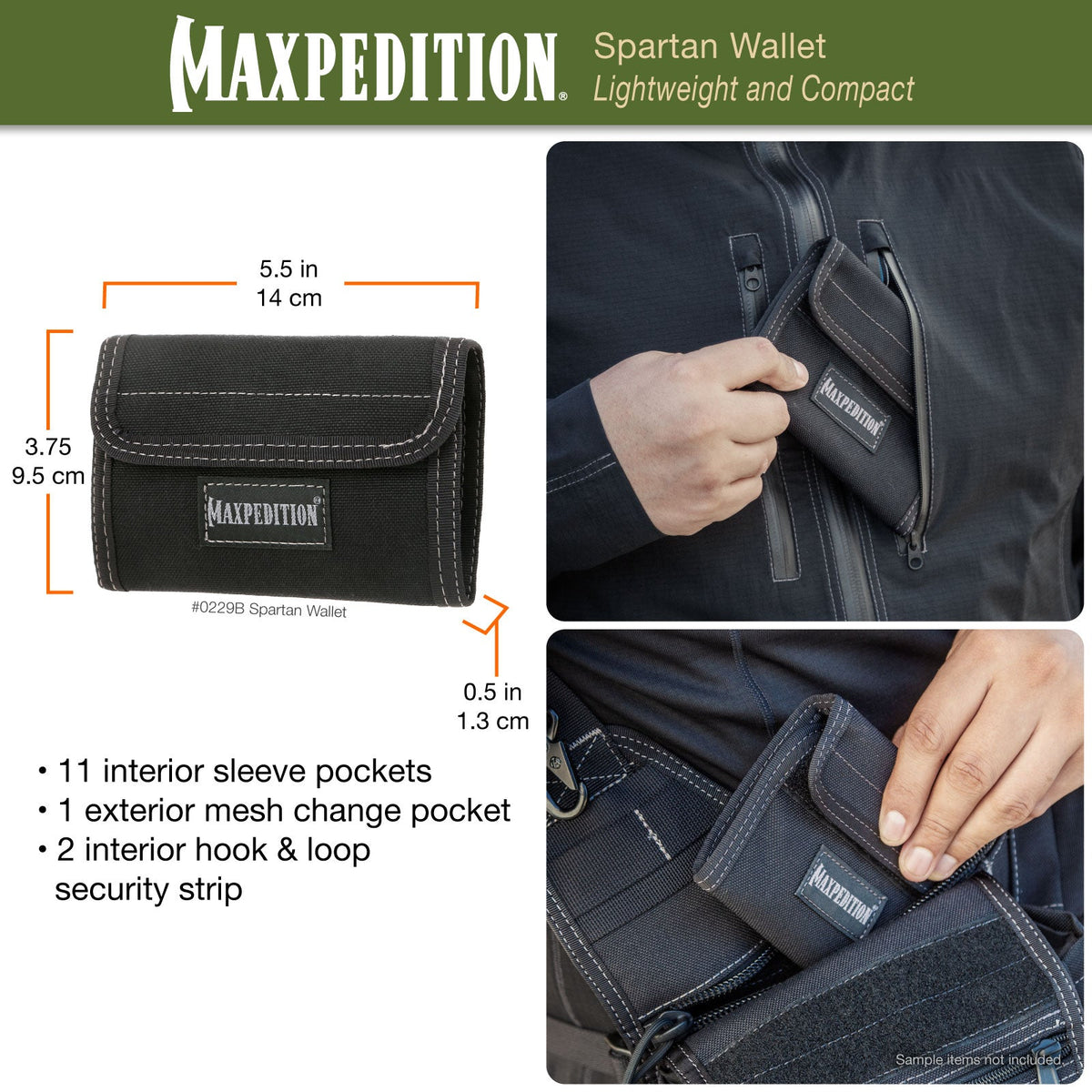 Spartan Wallet (Buy 1 Get 1 Free. Mix and Match in Multiples of 2. All Sales Final.)