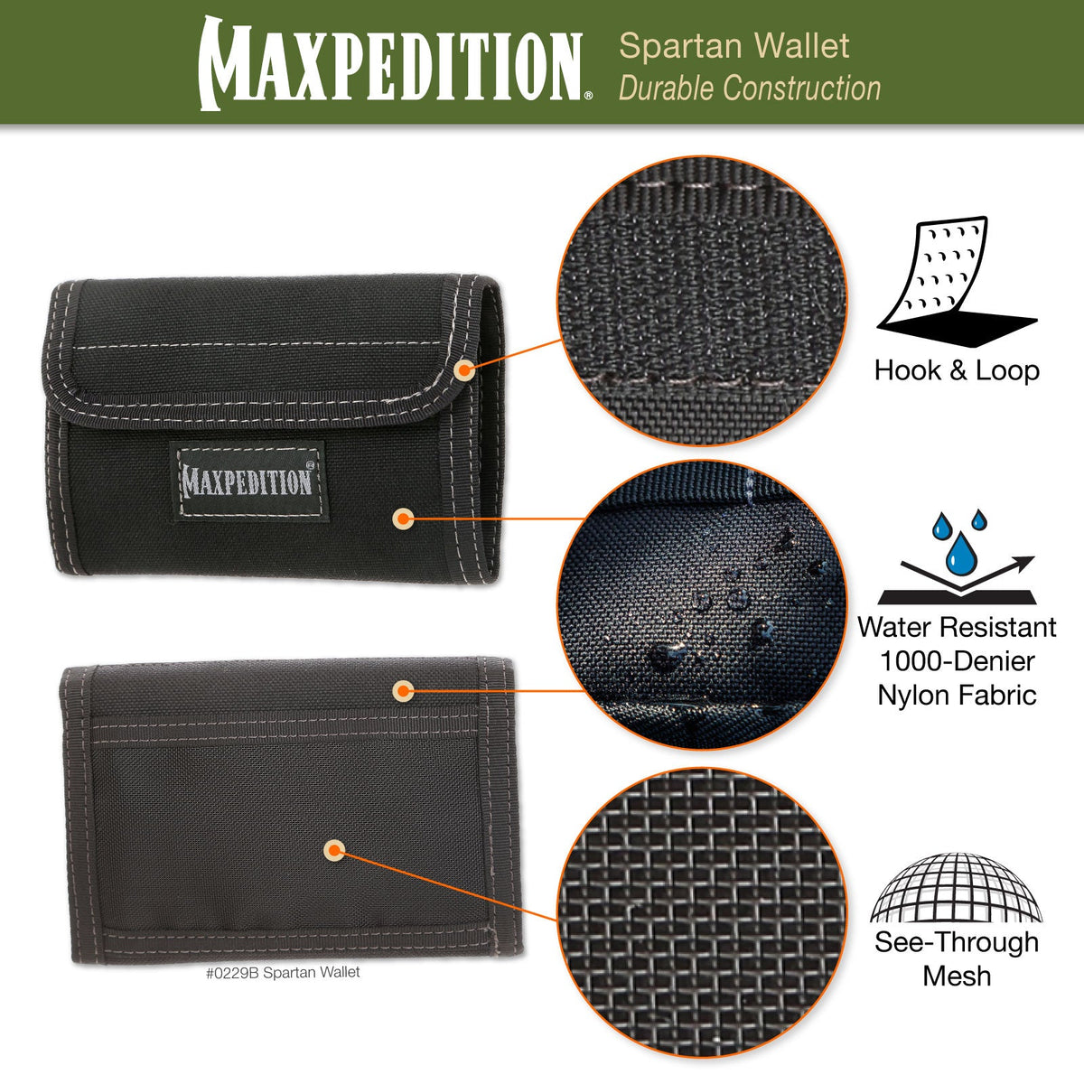 Spartan Wallet (Buy 1 Get 1 Free. Mix and Match in Multiples of 2. All Sales Final.)