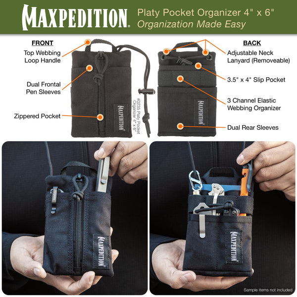 Platy Pocket Organizer 4" x 6"