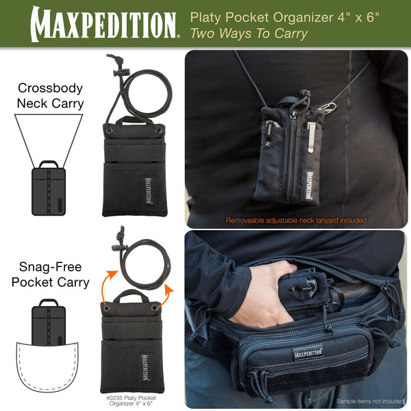 Platy Pocket Organizer 4" x 6"