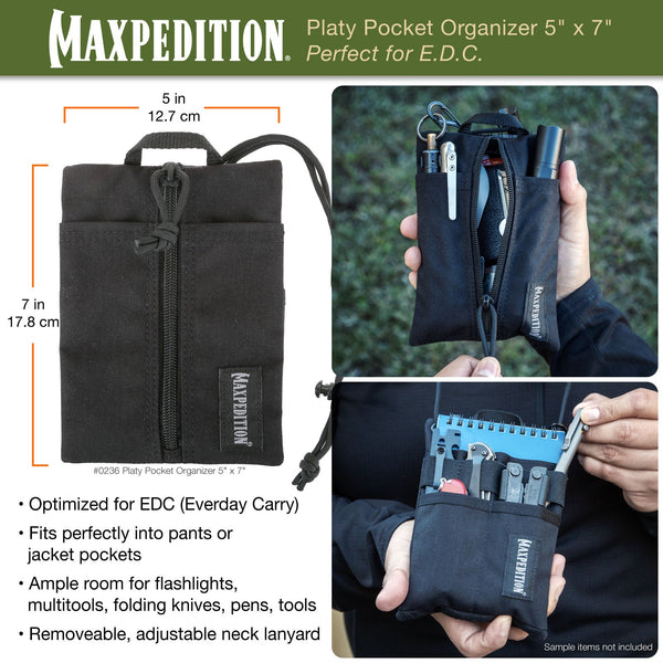 Platy Pocket Organizer 5" x 7"