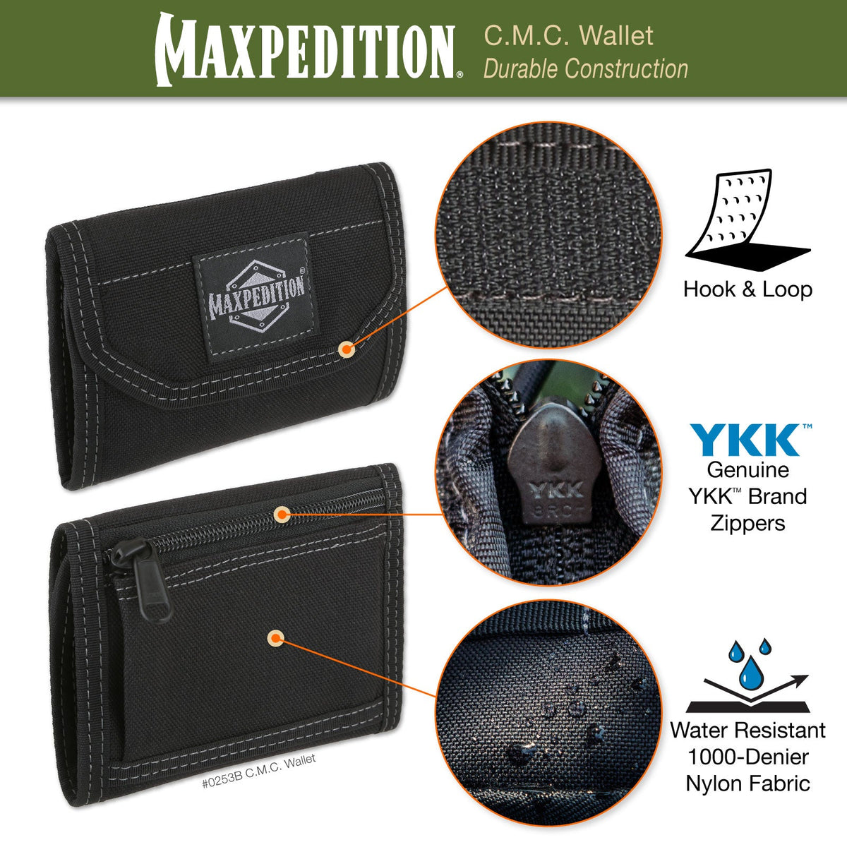 C.M.C. Wallet (Buy 1 Get 1 Free. Mix and Match in Multiples of 2. All Sales Final.)