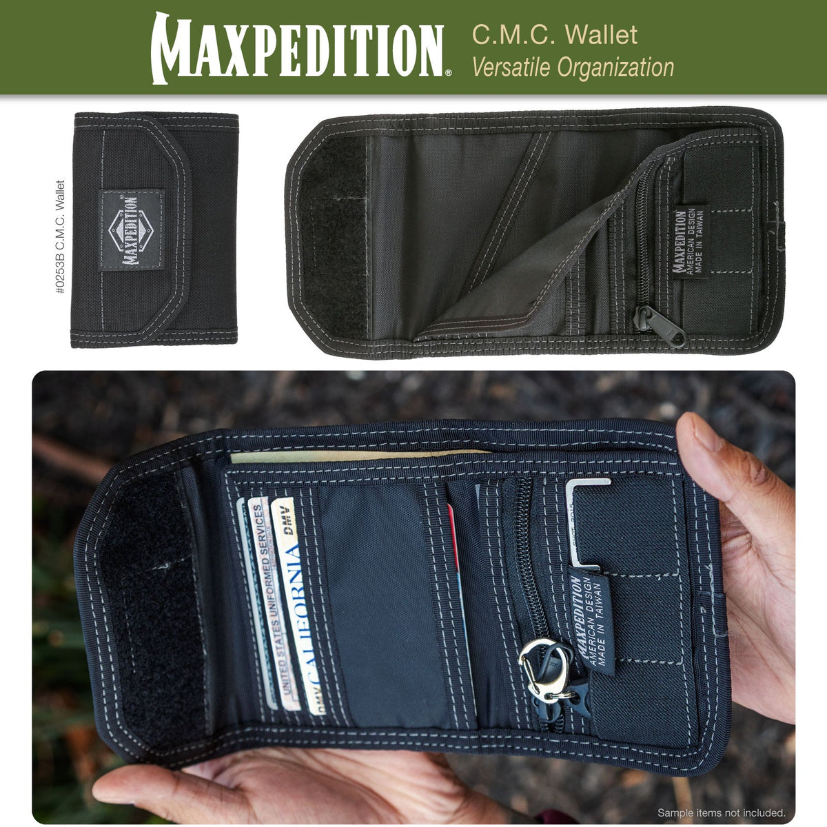 C.M.C. Wallet (Buy 1 Get 1 Free. Mix and Match in Multiples of 2. All Sales Final.)